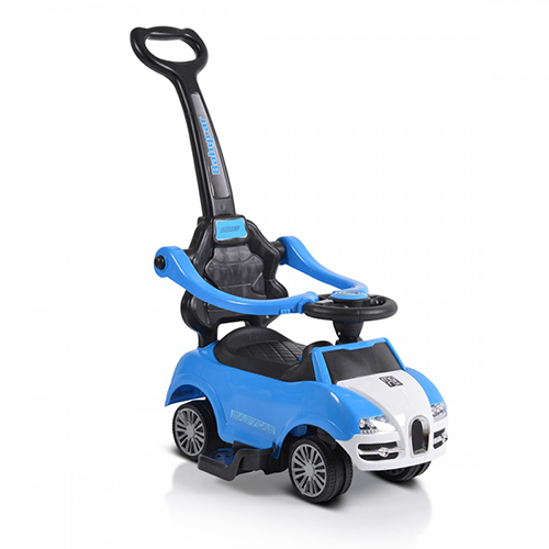Moni Rider 208 Περπατούρα Ride On Αυτοκινητάκι με Χειρολαβή Μπλε για 12+ Μηνών 3800146230845