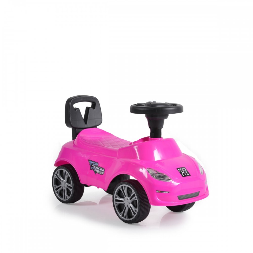 Moni Muse Περπατούρα Ride On Αυτοκινητάκι Ροζ για 12+ Μηνών 3800146231019